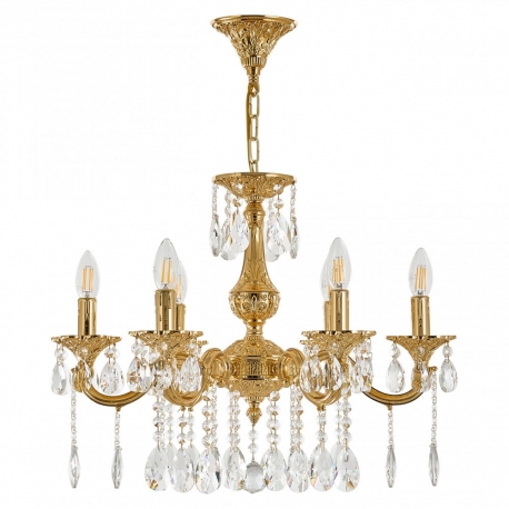 AL78101/6/175 A G Люстра с хрустальными подвесками Bohemia Ivele Crystal, Al7801