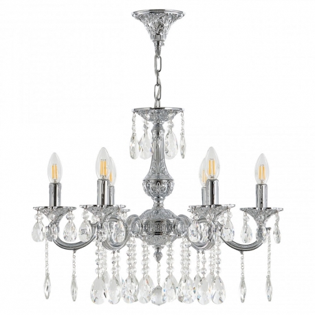 AL78101/6/175 A Ni Люстра с хрустальными подвесками Bohemia Ivele Crystal, Al7801