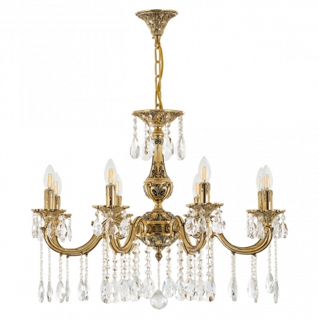 AL78101/8/250 A GB Люстра с хрустальными подвесками Bohemia Ivele Crystal, Al7801