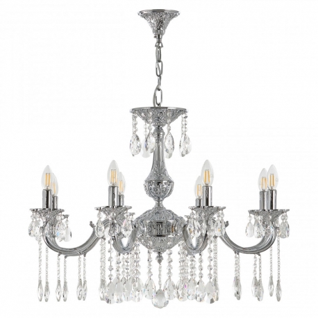 AL78101/8/250 A Ni Люстра с хрустальными подвесками Bohemia Ivele Crystal, Al7801