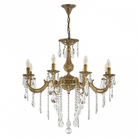 AL78101/8/250 B FP Люстра с хрустальными подвесками Bohemia Ivele Crystal, Al7801
