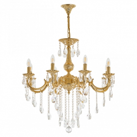 AL78101/8/250 B G Люстра с хрустальными подвесками Bohemia Ivele Crystal, Al7801