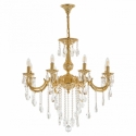 AL78101/8/250 B G Люстра с хрустальными подвесками Bohemia Ivele Crystal, Al7801