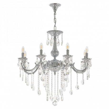 AL78101/8/250 B Ni Люстра с хрустальными подвесками Bohemia Ivele Crystal, Al7801