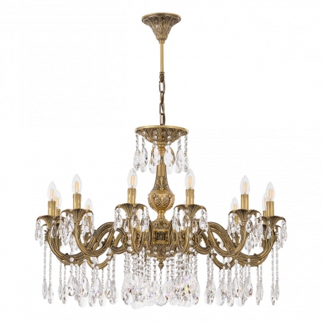 AL79101/12/300 A FP Люстра с хрустальными подвесками Bohemia Ivele Crystal, Al7901