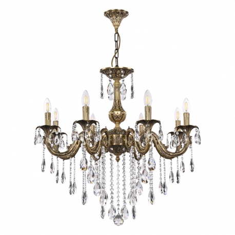 AL79101/8/250 B FP Люстра с хрустальными подвесками Bohemia Ivele Crystal, Al7901