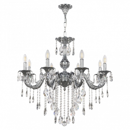 AL79101/8/250 B Ni Люстра с хрустальными подвесками Bohemia Ivele Crystal, Al7901