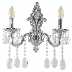 AL7801B14/2/175 A NW Бра с хрустальными подвесками Bohemia Ivele Crystal, Al7801