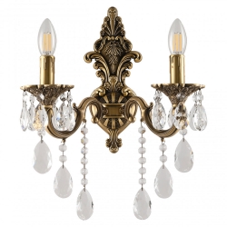 AL7801B14/2/175 B FP Бра с хрустальными подвесками Bohemia Ivele Crystal, Al7801