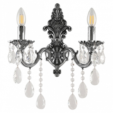 AL7801B14/2/175 B NB Бра с хрустальными подвесками Bohemia Ivele Crystal, Al7801