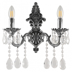 AL7801B14/2/175 A NB Бра с хрустальными подвесками Bohemia Ivele Crystal, Al7801