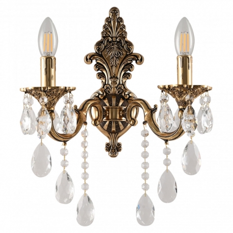 AL7801B14/2/175 B GB Бра с хрустальными подвесками Bohemia Ivele Crystal, Al7801