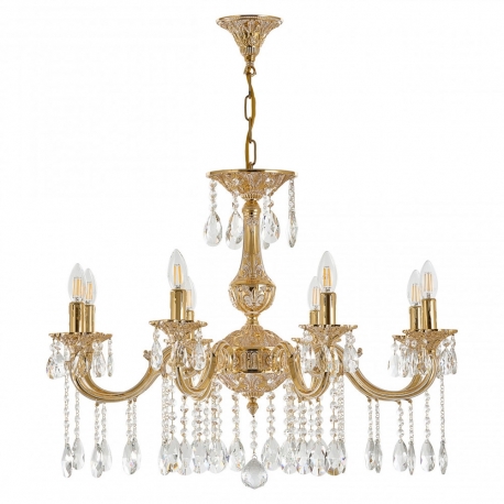 AL78101/8/250 A GW Люстра с хрустальными подвесками Bohemia Ivele Crystal, Al7801
