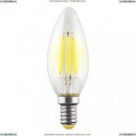 7019 (VG10-C1E14warm6W-F) Voltega Лампа светодиодная филаментная E14 6W 2800К, Свеча