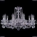 1402/10/240/Ni Хрустальная подвесная люстра Bohemia Ivele Crystal