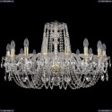 1402/16/300/G Хрустальная подвесная люстра Bohemia Ivele Crystal