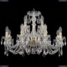 1402/8+4/240/G Хрустальная подвесная люстра Bohemia Ivele Crystal