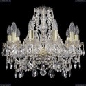 1411/10/160/G Хрустальная подвесная люстра Bohemia Ivele Crystal