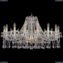 1413/16/360/G Хрустальная подвесная люстра Bohemia Ivele Crystal